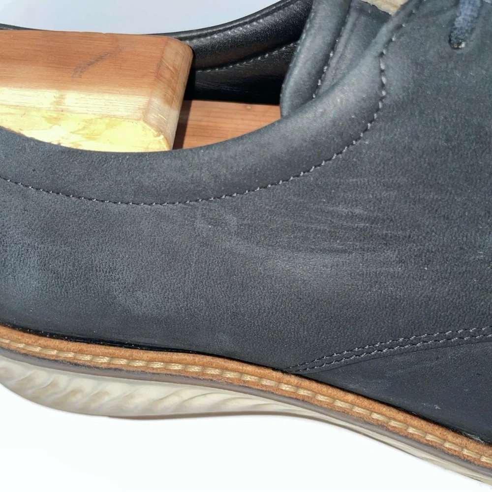 Men's Black Leather Derby Shoes - Classic‎ Lace-Up